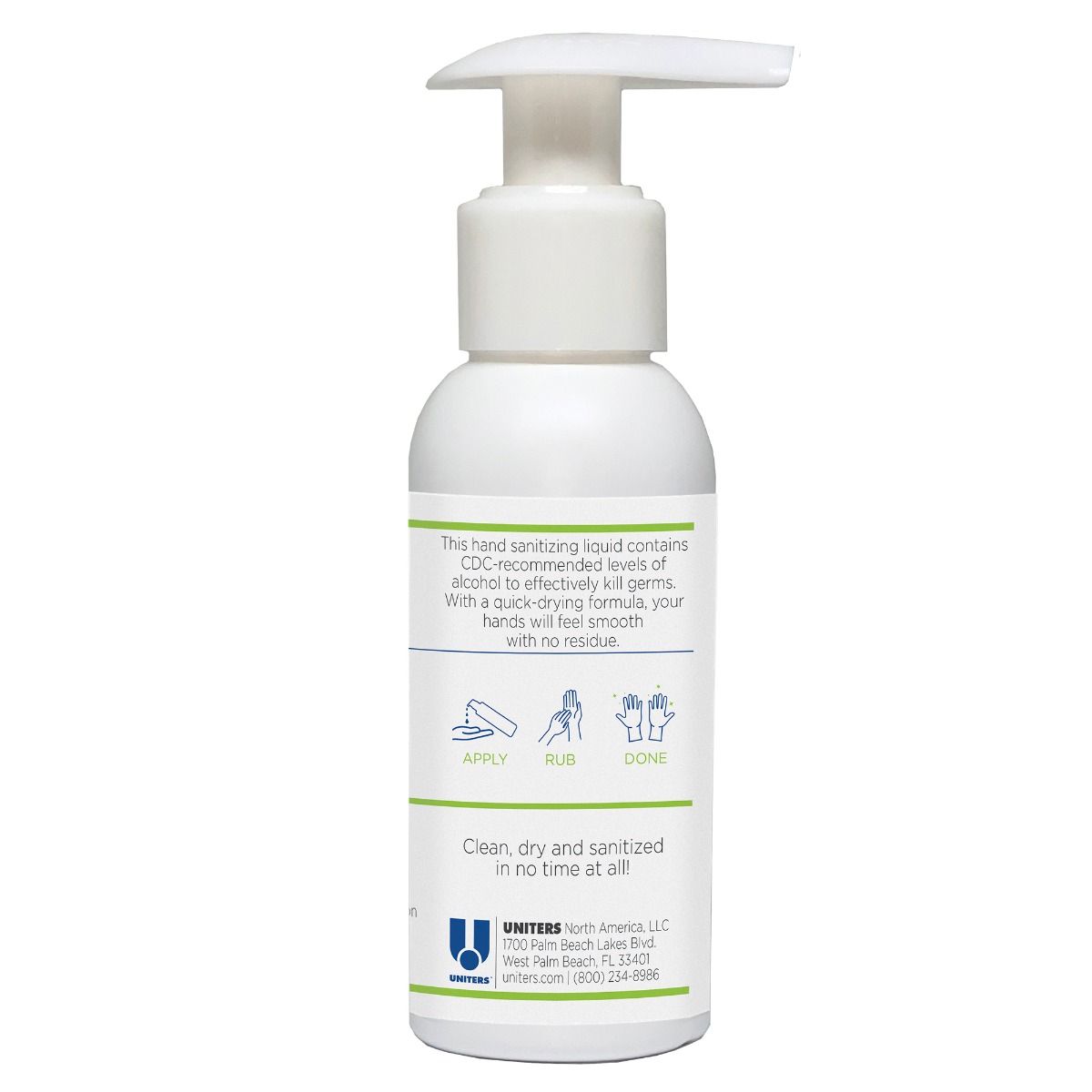 UNITERS Pure + Protected Hand Sanitizing Liquid 2.54 oz