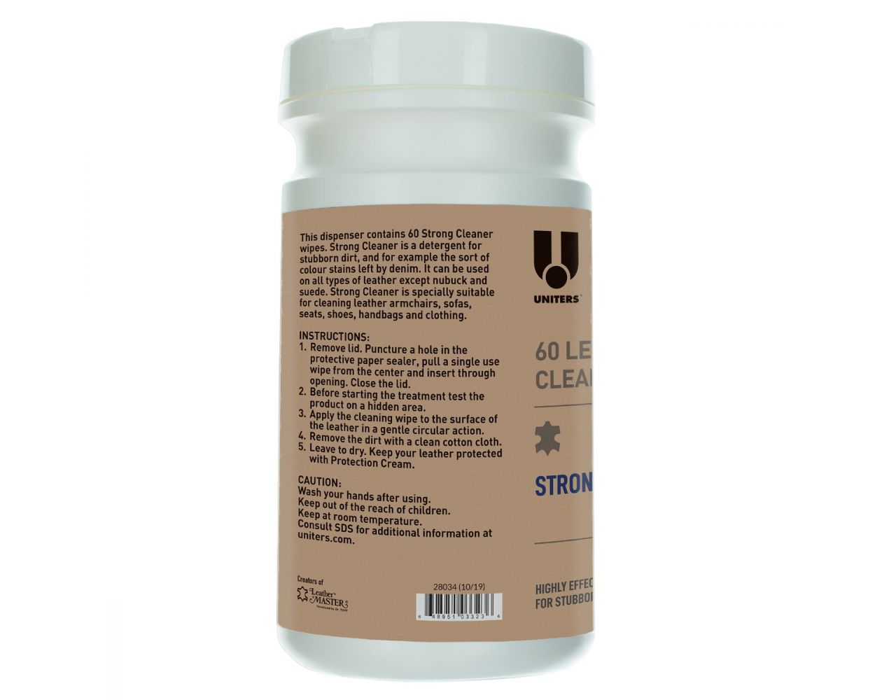 UNITERS Strong Cleaner Wipe 60 Count