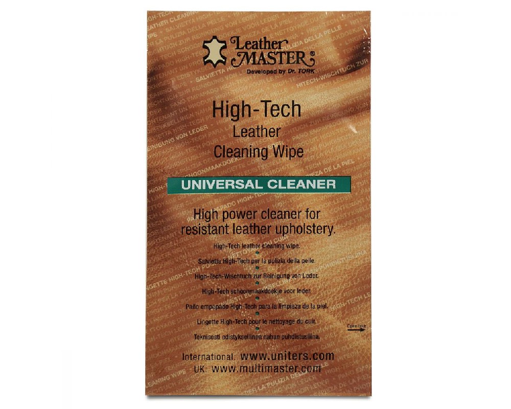 LEATHER MASTER UNIVERSAL CLEANER WIPE 1 COUNT